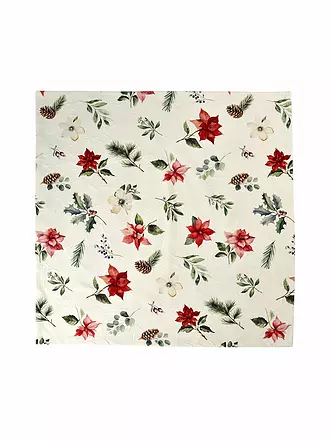 SANDER | Mitteldeck X-MAS FLOWERS 85x85cm Original | 